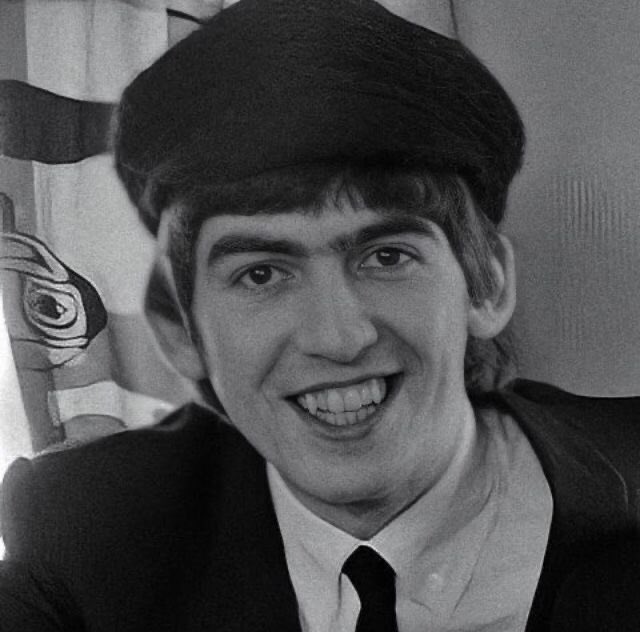lesbianbeatle's tweet photo. george "😁" harrison https://t.co/CwMcG2vwHa