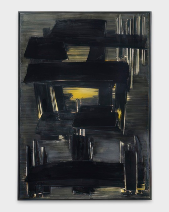 adreciclarte's tweet photo. by Pierre Soulages, 1958 https://t.co/MpshugPf37