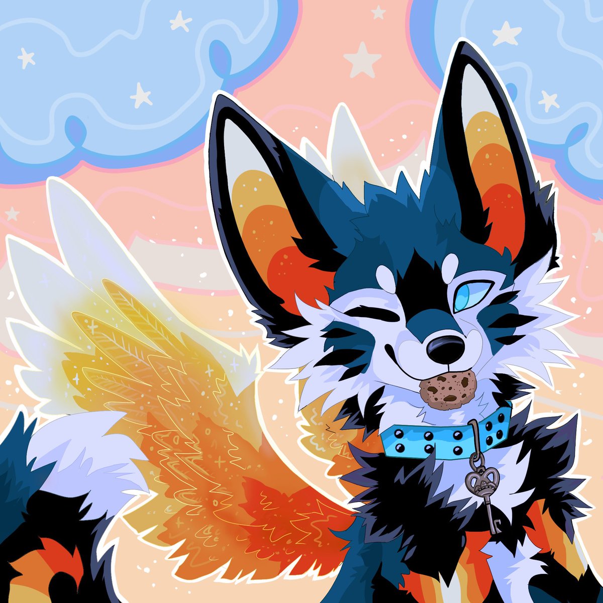 CleoKitsune's tweet photo. @CrumbFur I literally stole one… sorry :> https://t.co/SFf4VDRKBT