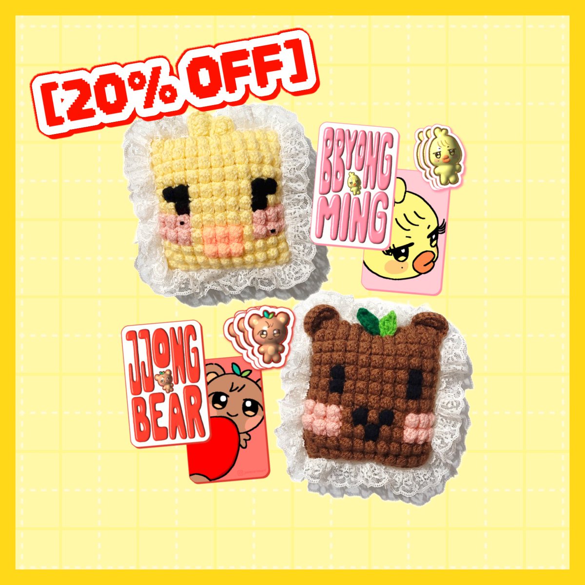 jaemiart's tweet photo. 🐣 RT, Like and Share 🐻

PRE-ORDER MINGI &amp; JONGHO ANITEEZ Sets to celebrate their birthdays 🎀

PO Sale ends when slots are full 💝
🛒 https://t.co/arozCeVlkC

Get PC &amp; Stickers separately here:
💌 https://t.co/N9aBOXpzDA

🌍 Please contact me for GO https://t.co/NzrdQf1UiY