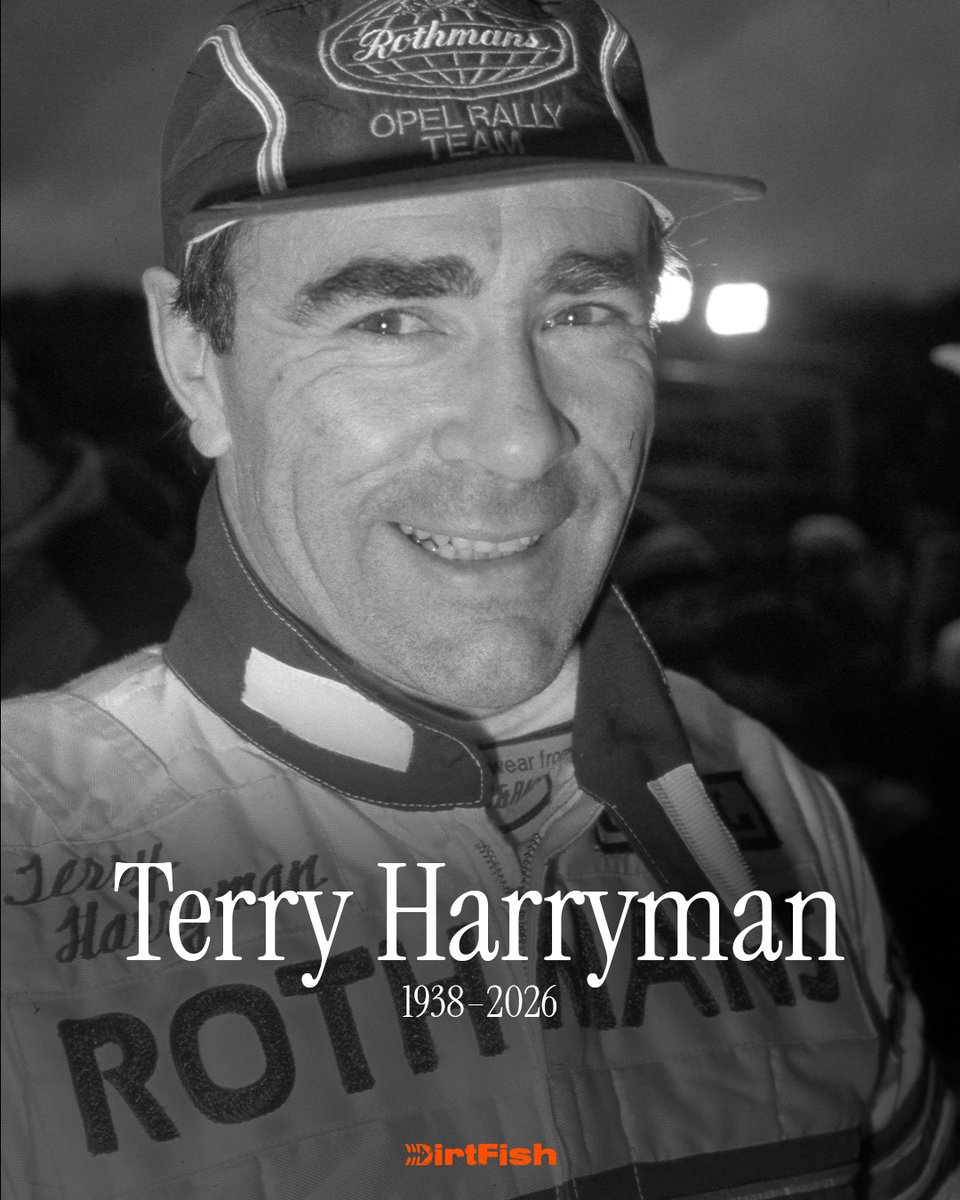 DirtFishRally's tweet photo. Terry Harryman, Ari Vatanen's long-time co-driver during the 1980s and a six-time WRC event winner, has died aged 87.

DirtFish extends its condolences to the Harryman family and friends. https://t.co/ln72lPTGgn