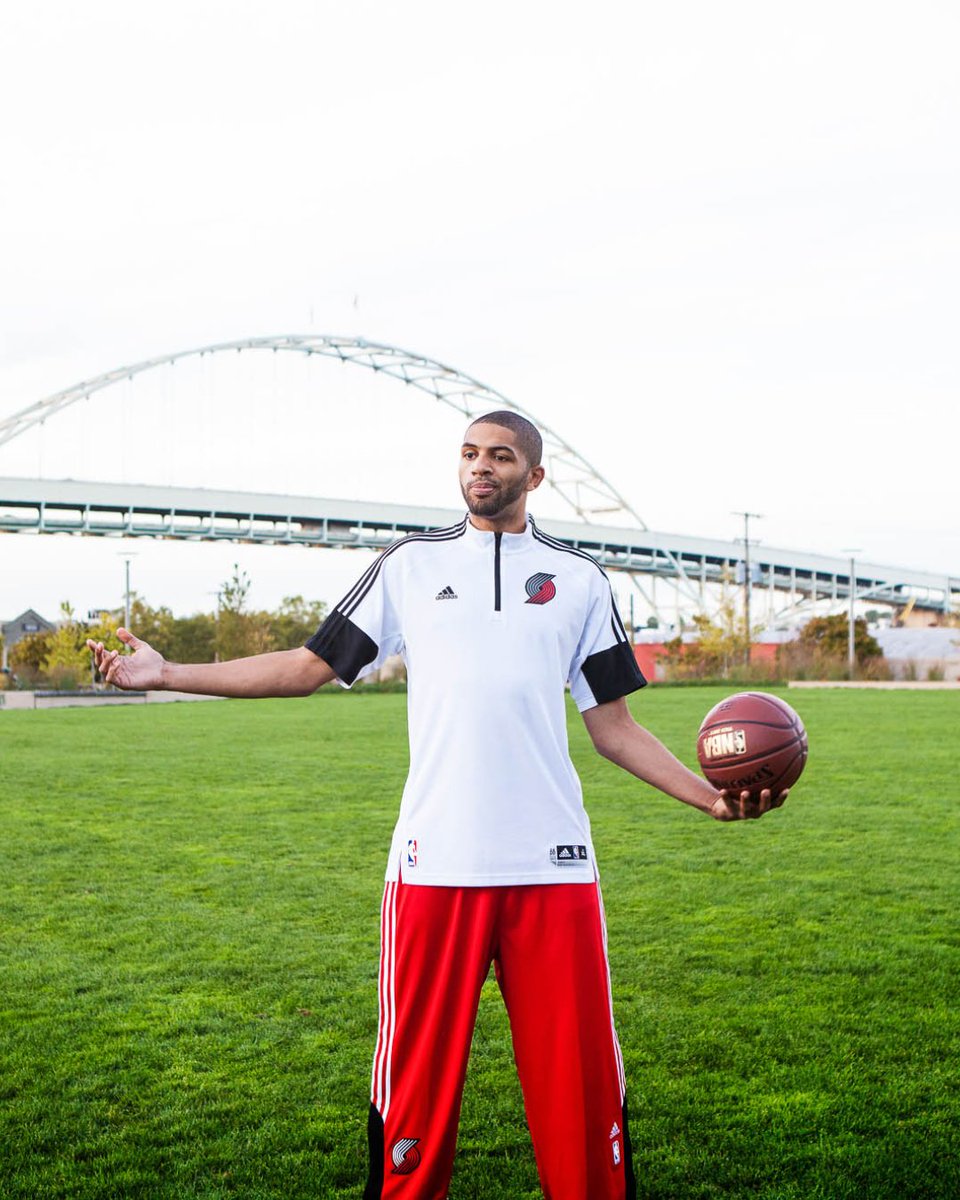 trailblazers's tweet photo. Congrats on retirement, Nico ❤️

A Blazers legend in every sense of the word. Honored to be the first chapter in a great NBA journey 🤝 https://t.co/FPYF7hR56W