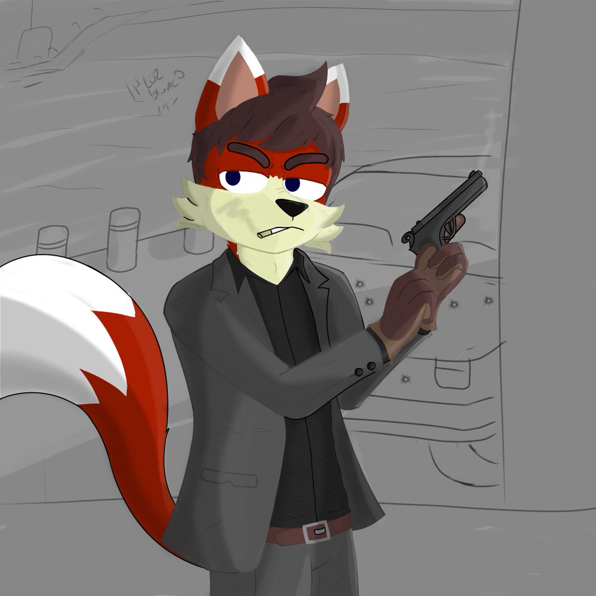 Foxman_Arts's tweet photo. WIP DE un dibujo de Mike haciendo un oscuro y sucio trabajo๐ฆ ๐
WIP of a drawing of Mike doing a dark and dirty job ๐ฆ ๐
#furry #furryart #furryartwork #art #oc #originalcharacter #sfw #WIP #furryfox https://t.co/VoaEN1y2Jn