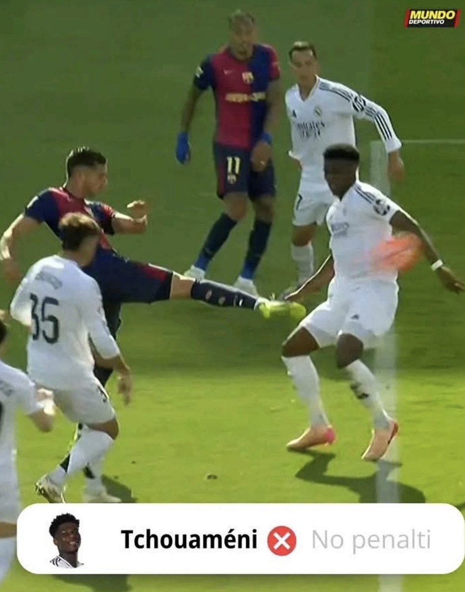 Barceloneactual's tweet photo. 🚨🇪🇸 Javier Tebas :

🗣️ « Je ne tolérerai pas cette diffamation de la ligue de la part du Real Madrid. Ils ressortent à nouveau l’affaire Negreira et Barcelone après une défaite contre l’Atlético Madrid, sans aucune raison. 🔵🔴

🗣️ « Le tribunal a déjà blanchi Barcelone dans l’affaire Negreira, pourtant le Real Madrid veut continuer à en parler. S’ils ne s’arrêtent pas, il y aura de graves sanctions sportives et financières contre eux. ⚠️

🗣️ « Les arbitres font des erreurs — c’est une partie du football. Mais on ne peut pas se permettre de diffamer la ligue à chaque fois qu’une décision ne vous plaît pas.

🗣️ « Il y a eu également de nombreuses décisions au fil des années qui ont favorisé le Real Madrid, comme le penalty pour main qui n’a pas été accordé contre Barcelone en 2025. » 🔵🔴