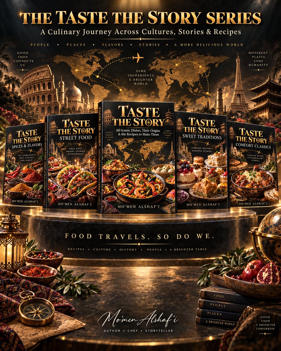 MOMENAlshafi's tweet photo. Taste the Story: 60 Iconic Dishes, Their Origins &amp; the Recipes to Make Them https://t.co/RVfxgtciNA #Amazon via @Amazon https://t.co/fEOP9EaGRV