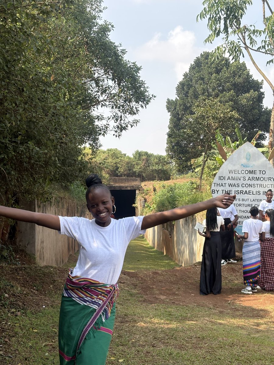 EricaSanyu033's tweet photo. A good evening from the heritage queen Buganda and the miss sustainable eco tourism ambassador Buganda while at a Buganda heritage site that is the amoury inside the Buganda palace https://t.co/Jp05DlCoMq