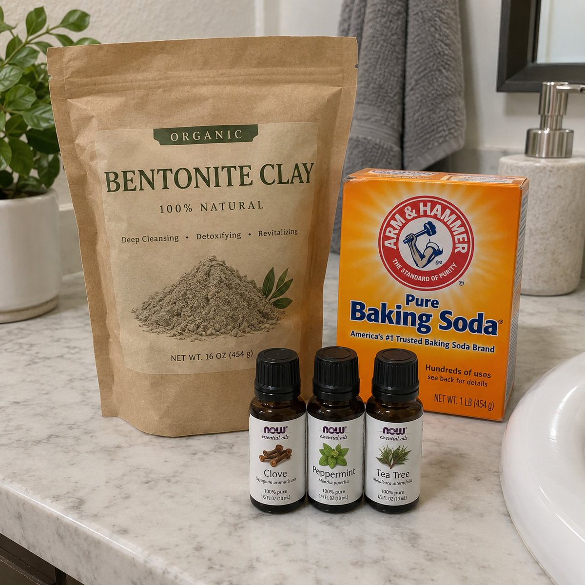 NaturalMaxxer's tweet photo. Certain common @ingredients in toothpaste act as endocrine-disrupting chemicals (EDCs) altering immune system pathways. 
Add 2 drops of @essentialoil + equal parts of bentonite clay &amp; water +  5 % baking soda and you made your best cheap toothpaste ever! Try it out &amp; let me know https://t.co/eD1m3bujbg