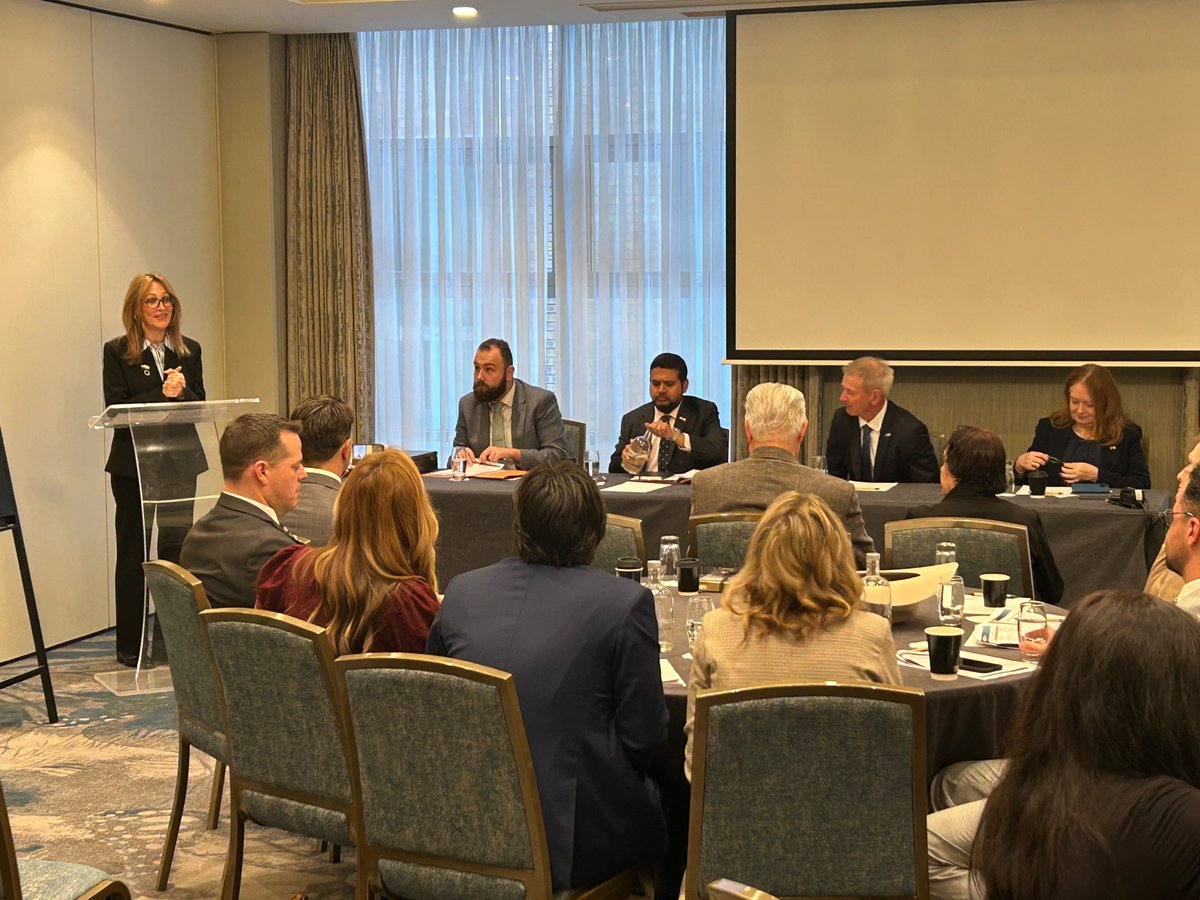 azcommerce's tweet photo. Day 1 in Ireland: We began with a briefing at the U.S. Embassy, followed by productive discussions at the @dfatirl and @IDAIreland. We wrapped up the day at Dublin City University Reception connecting with leaders committed to advancing research &amp; commercialization partnerships. https://t.co/7iIgP1FaKR