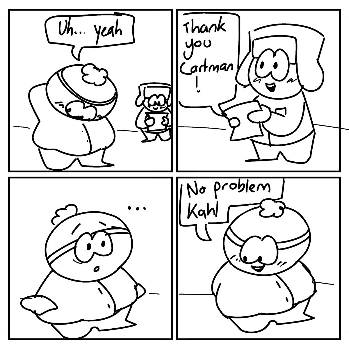 EvilGrammaTwink's tweet photo. This comic was shorter in my head #kyman https://t.co/w4vyqP9uSe