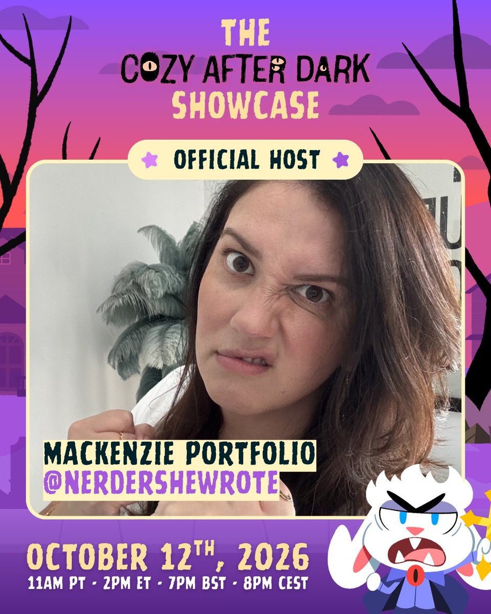 CozyaftrDark's tweet photo. Meet your Cozy After Dark hosts, @nerdershewrote and @baronj67! 

They’ll be your guides through all the strange and spooktacular stuff we have  waiting for you.

Get to know them now, because on October 12, we’re putting them in charge.

What could possibly go wrong? 😅 https://t.co/ax7lKlP9PS