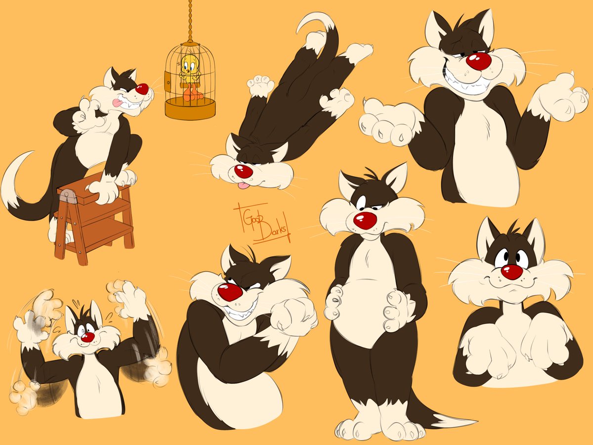 gooddarks_'s tweet photo. Sylvester The Cat doodles color
#Sylvester #looneytunes #looneytunesart #doodles #art https://t.co/lbPUsaOE9B