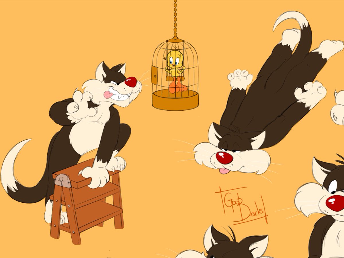 gooddarks_'s tweet photo. Sylvester The Cat doodles color
#Sylvester #looneytunes #looneytunesart #doodles #art https://t.co/lbPUsaOE9B