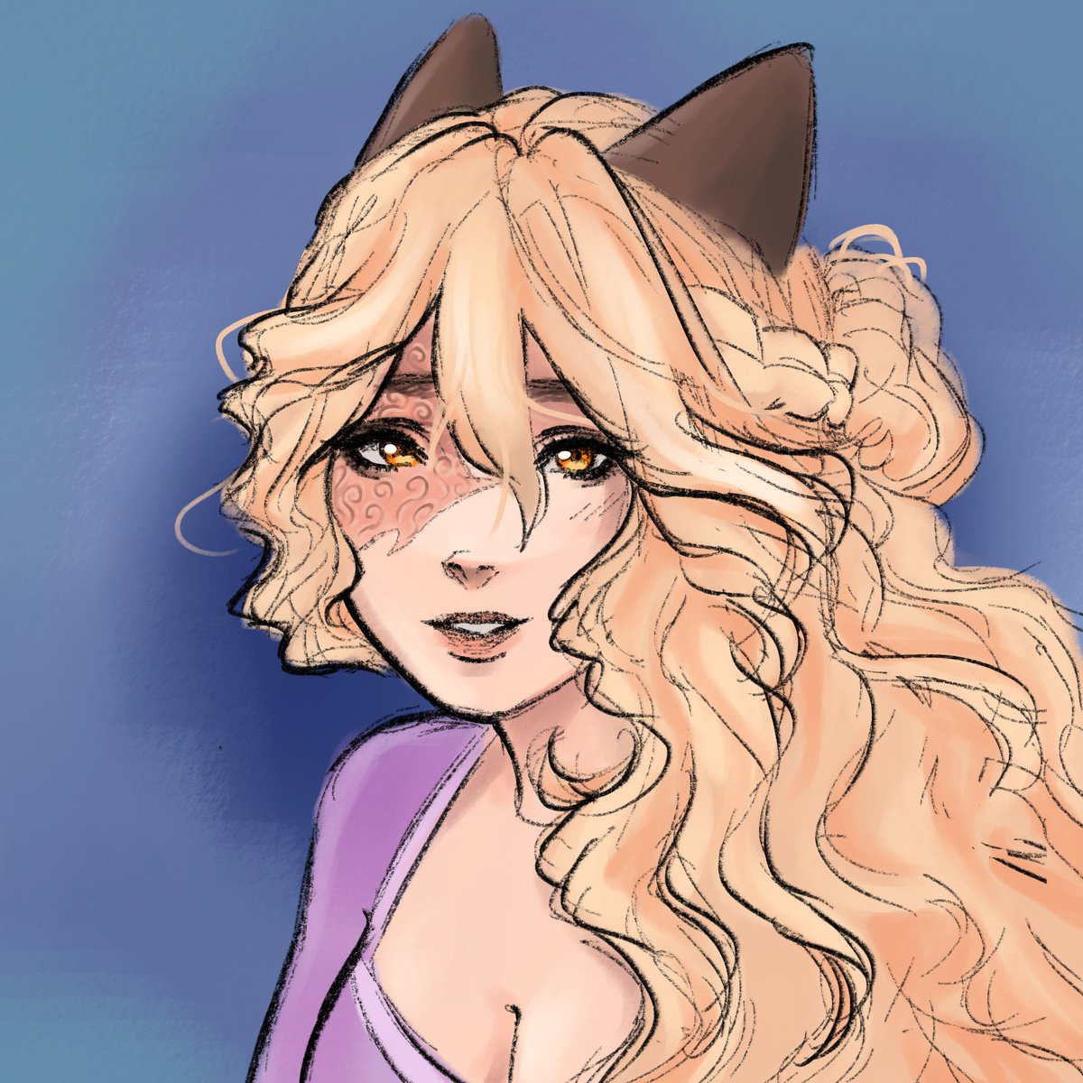 Lynksaii's tweet photo. i love drawing my sona :] her for a D&amp;D campaign https://t.co/FLPvNNpKKr