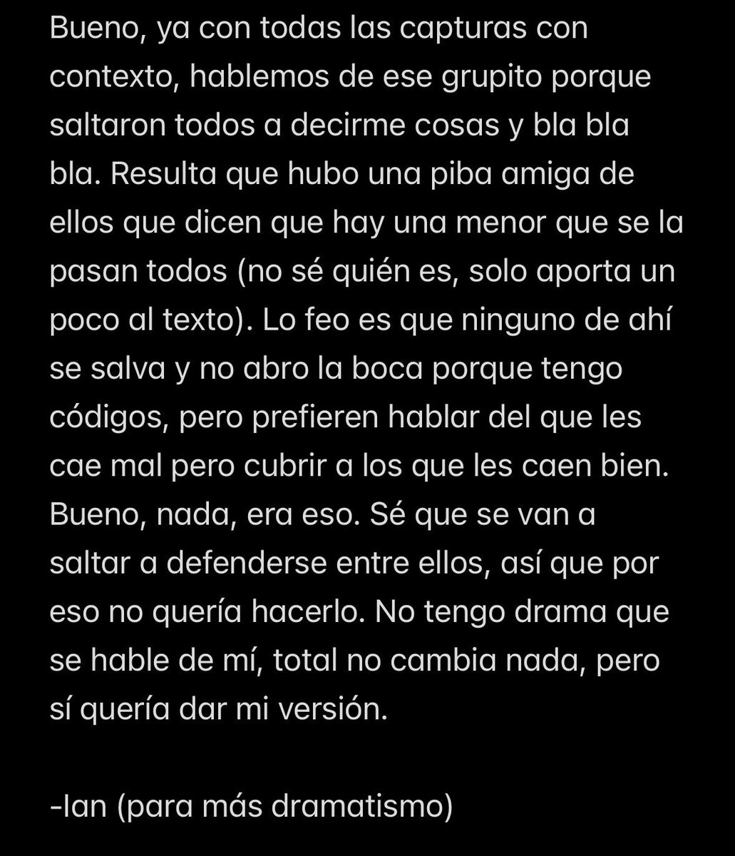iannncitoRP's tweet photo. nunca pensé que tendría que hacer esto eh pero bueno la verdad es que es culpa mia por haber dado cabida cuando las cosas ya venían mal con el administrador, me regale para que pasen estas cosas y que puedan hablar cosas de mi asi que bueno+ https://t.co/sicc4SPYzi