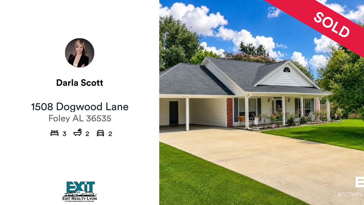 ExitRealtyLyon's tweet photo. 🛌 3 🛀 2 🚘 2
📍1508 Dogwood Lane

CONGRATS on another successful sale with EXIT REALTY LYON!!!  Have a property to sell? Click on the link to connect with this fantastic agent!
https://t.co/8OmSmYyp83 https://t.co/XW3JiIsaCG