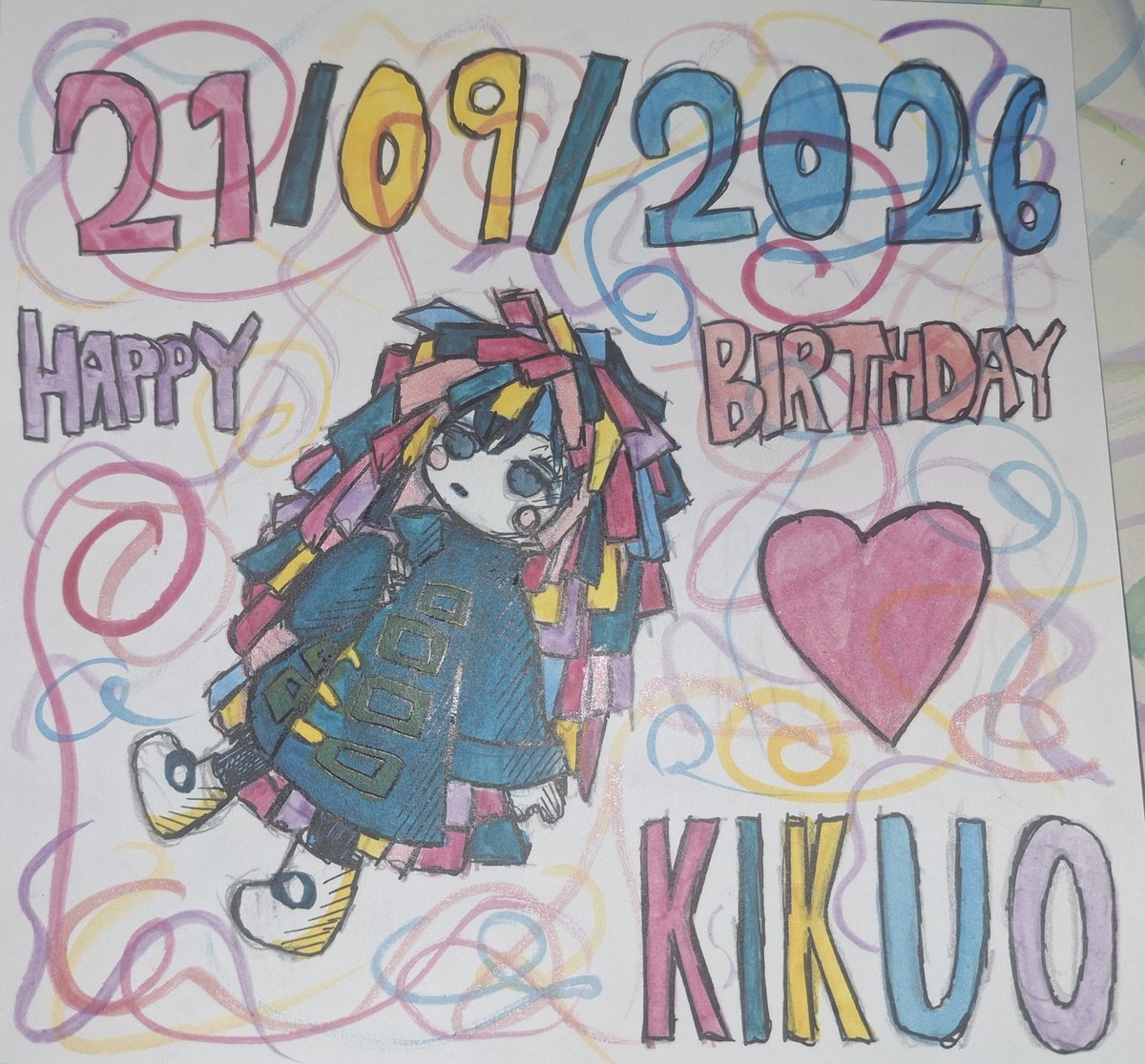 rayneoin's tweet photo. HAPPY BIRTHDAY @kikuo_sound !!!
(Art is referenced off of a twitter post)
#kikuo #kikuomiku #hoshikun #vocaloid #vocaloidart #hatsunemiku #miku #vocaloids #happybirthday #birthdayart https://t.co/Fu0ChQx8SL