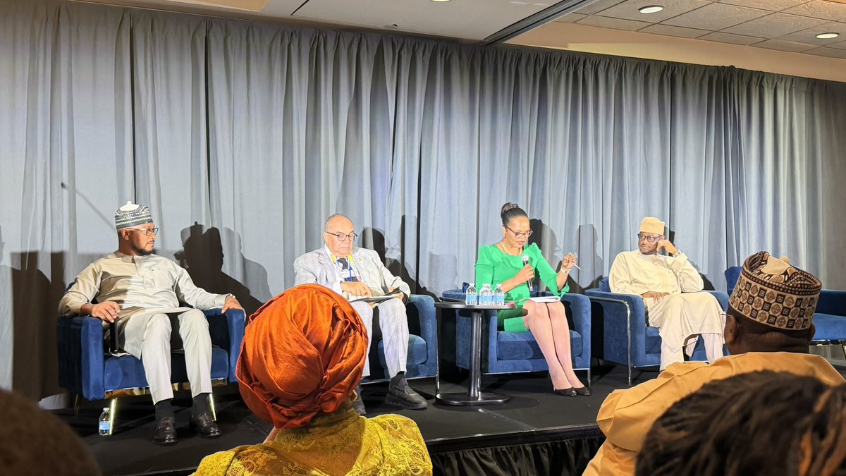 YusufHassanW's tweet photo. “The Northwest has the potential to feed not just Nigeria, but the rest of the world.  —Zamfara Gov. @daudalawal_ makes the investment case for Northwest Nigeria with vast arable land, significant mineral resources, including lithium and a young population ready for opportunity. https://t.co/rFbPuWnlKO