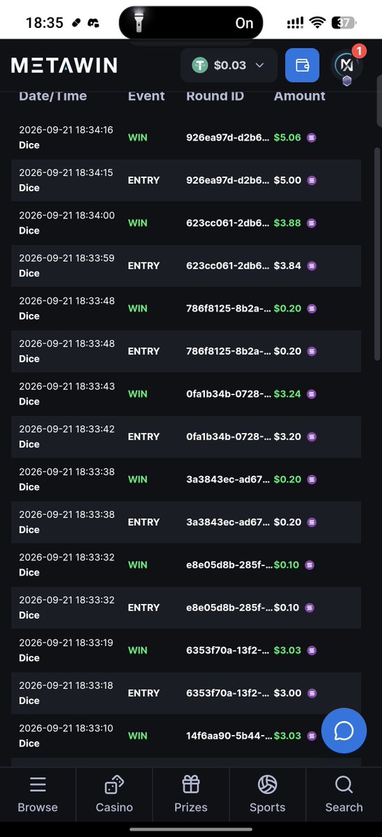 davesatoshi_'s tweet photo. @0xMrPinky @MetaWin I don’t take these chances for granted. MetaWin has given so many people joy, and I’m hoping to feel that too. Thank you for everything.

MetaWin username: Davesatoshi https://t.co/uvmdfV16C7