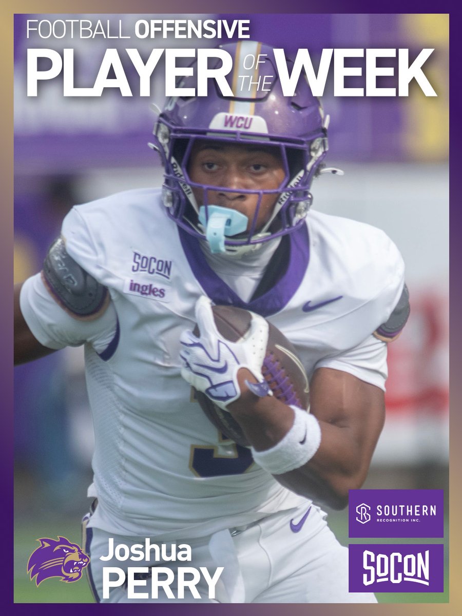 SoConSports's tweet photo. #SoConFB Players of the Week presented by Southern Recognition ๐ #itsallhere
https://t.co/he1QjLSY9h https://t.co/UOlQwT7LfS