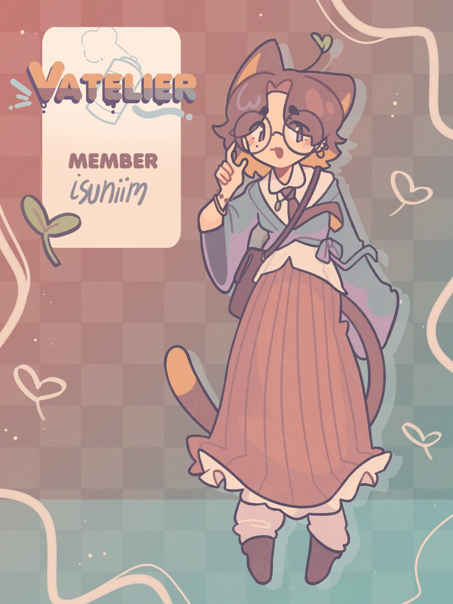 VATELIERstudio's tweet photo. Our first member is revealed! 😿🌱

Our lovely @isuniim / @isuniimVT is now a part of Vatelier 🩵 https://t.co/RQMooyLypo