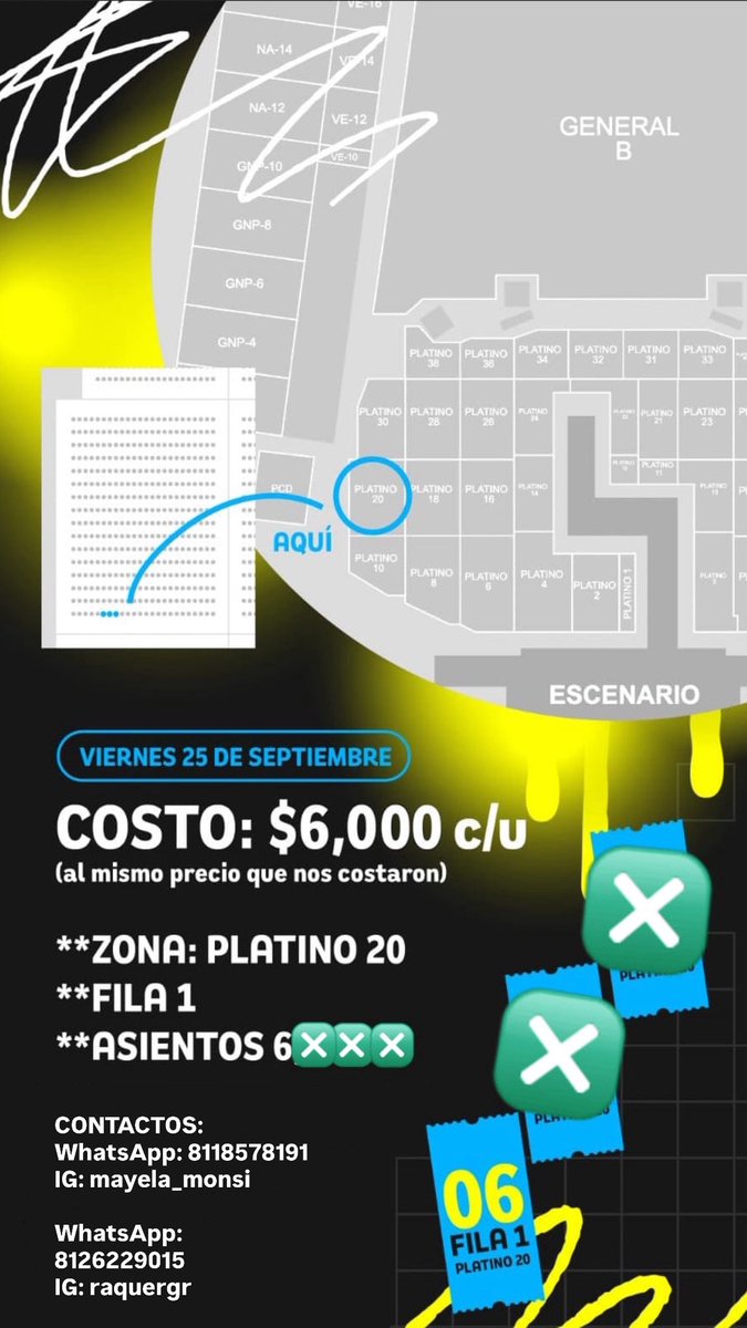 rasb_02's tweet photo. 🚨Stays! Estoy vendiendo un boleto para el STRAYCITY🇲🇽🩵
Hacemos trato en persona (con intermediario) en MTY o por videollamada, NO SOMOS REVENDEDORES, se nos acomodó mejor la otra fecha y queremos que otrx stay pueda asistir
#StrayKids #straycity #straycitymexico #KPop #stay https://t.co/FQ8TYIUdYd