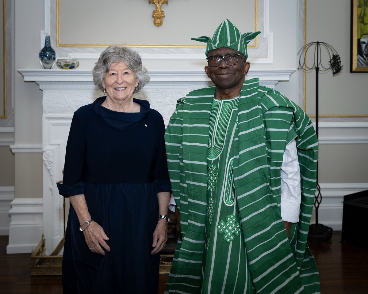 NigeriaMFA's tweet photo. The High Commissioner of Nigeria to Canada, Emeritus Professor Isaac Adewole, presented his Letters of Credence to H.E. the Right Honourable Louise Arbour, Governor General of Canada, on 15 September 2026, formally marking the commencement of his diplomatic engagements in Canada. https://t.co/RiOxsOSchS