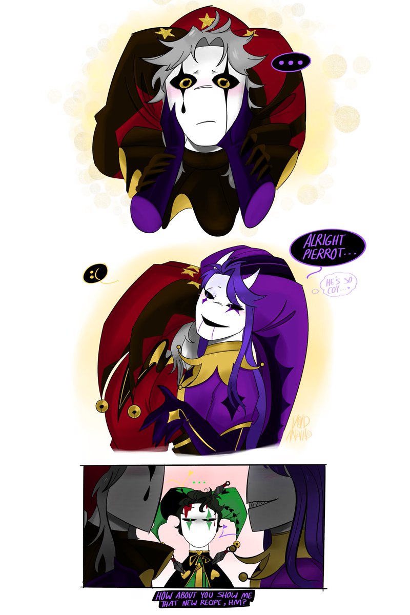 v0idA4hid's tweet photo. Jester doesn’t play favorites.  #TFC #TheFreakCircus https://t.co/5NAk1nkCKQ