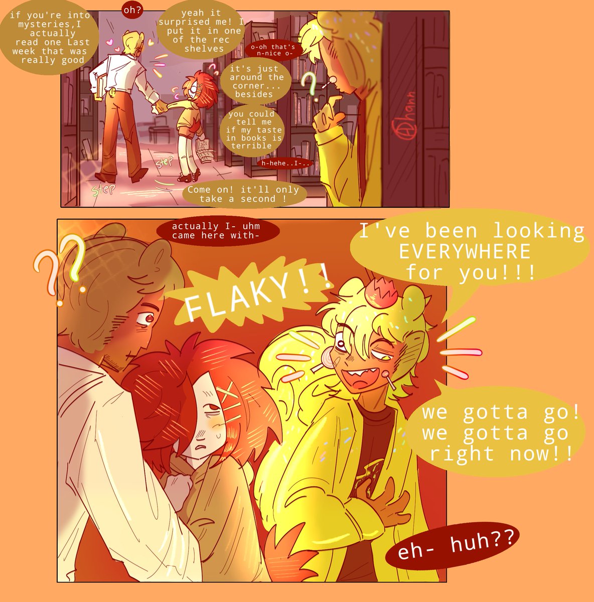 Addie_chann's tweet photo. "WILL YOU POST THE COMIC YOU POSTED A PREVIEW OF WHEN IT’S DONE 🥹🙏" -> yeash maam 
⋆ https://t.co/pRHg8krXht

#happytreefriends #htf #flippyxflaky https://t.co/8vyM727jZu