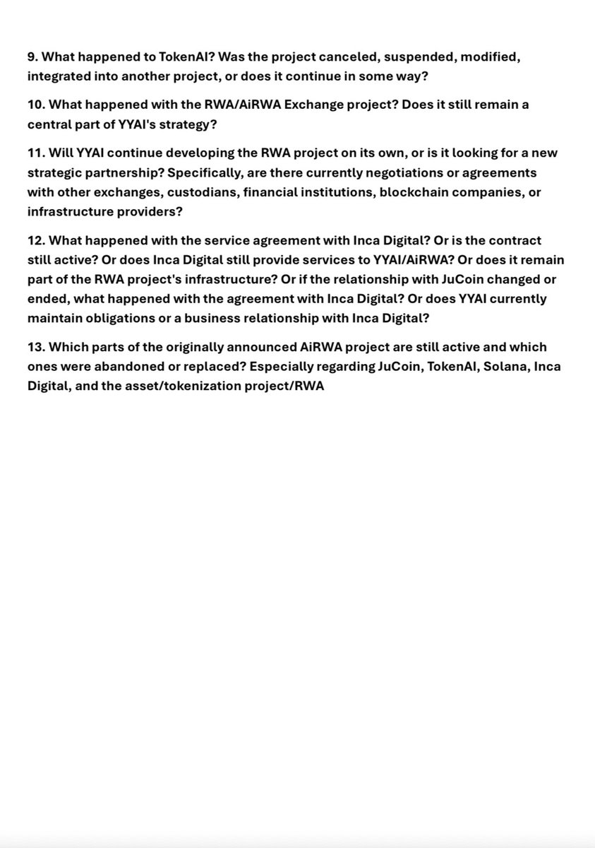 NatalieGra93290's tweet photo. @KojiroSasaki @RobinhoodCrypto YYAI is not doing all their SEC filings. We can't get any of our questions answered! The investor line doesn't take voicemails and no one picks up. They clearly keep shareholders in the dark and use and abuse us with dilution, spending, but management gets commission on all this. https://t.co/2yX33Jb2eq