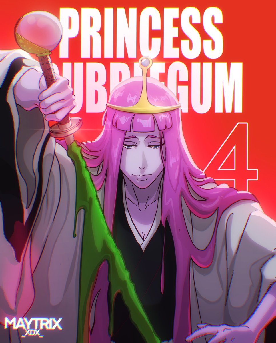 MaytrixXdx's tweet photo. Princess Bubblegum , 4th Division captain Gotei 13
Who's next? https://t.co/zm5Vps0iJ1