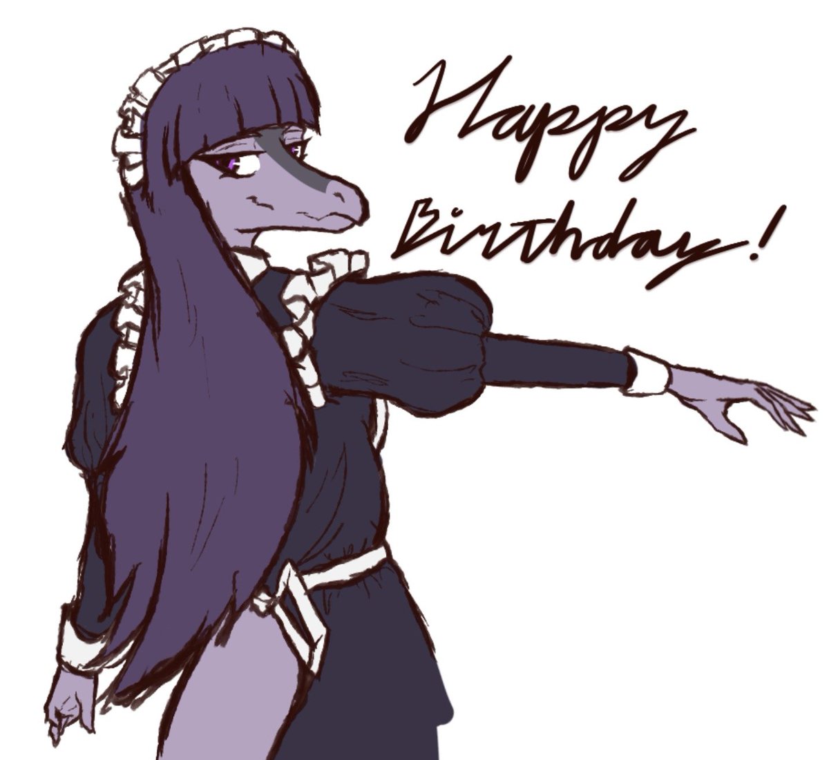 Talonist_'s tweet photo. oi nerds
go wish @maidosaurus a happy birthday
or else her man will beat you with a ruler https://t.co/yMbznpju2i