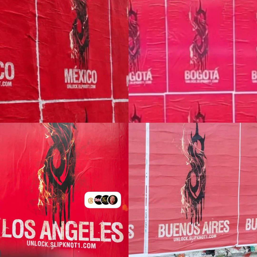Revolvermag's tweet photo. Maggots are spotting SLIPKNOT posters popping up across the U.S. and South America.

What's coming? https://t.co/xjs3YjFYFw