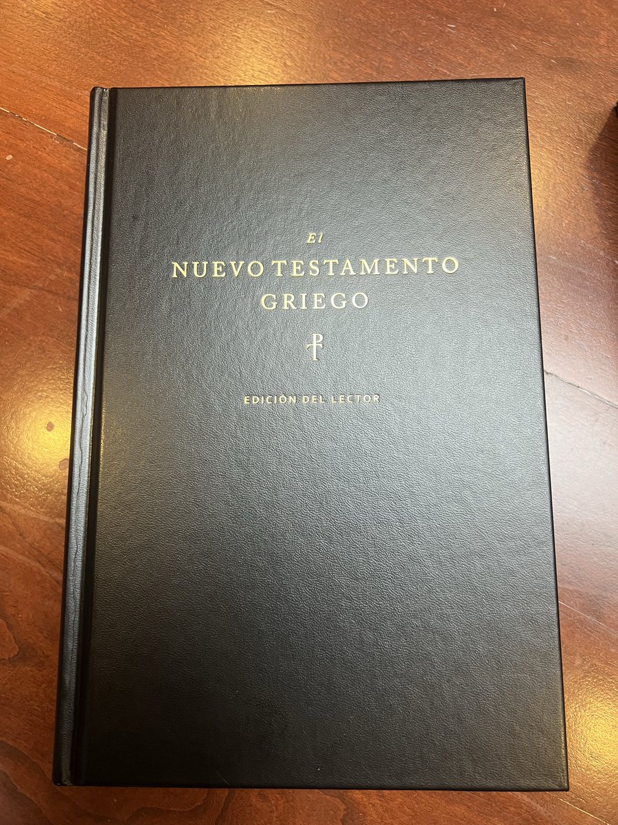 DrPJWilliams's tweet photo. The @Tyndale_House Greek New Testament Readers’ Edition is now available in Spanish.

@DJngKnd @FaustoLiriano @MoisesPrezPadr1 @ian_t_atkinson @ElisabetCalas @JoALandeta https://t.co/TU8w2j4OST