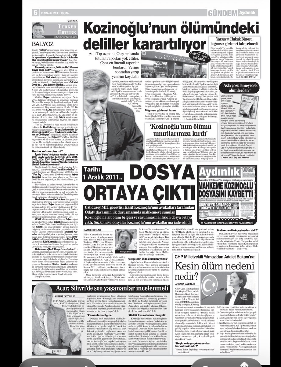 EmreUslu's tweet photo. Aydınlık’ın bu manşetini benden görüp almışlar :)) çılgın gibi izliyorlar ne diyeceğimizi :)) https://t.co/pku7HQZpfN