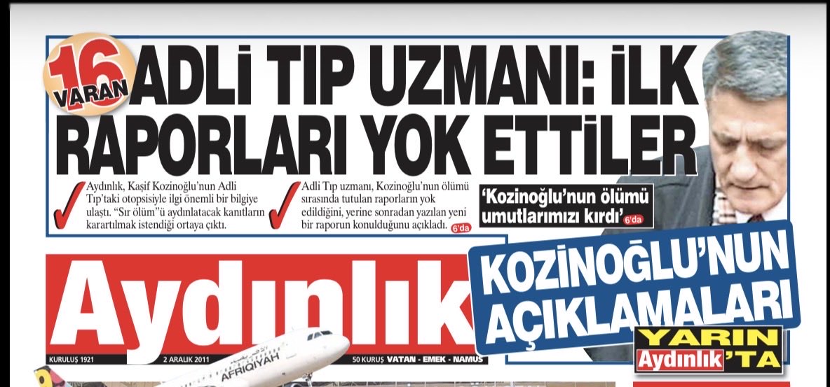 EmreUslu's tweet photo. Aydınlık’ın bu manşetini benden görüp almışlar :)) çılgın gibi izliyorlar ne diyeceğimizi :)) https://t.co/pku7HQZpfN