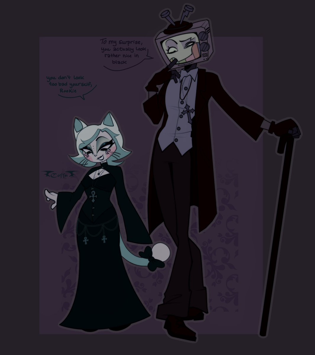 c0ffinChick's tweet photo. they’re goth now.

wpnz is off aura farming somewhere else i’ll finish him soon 

#karensmg4 #mrpuzzles #goth https://t.co/8Fsy5eqkX2