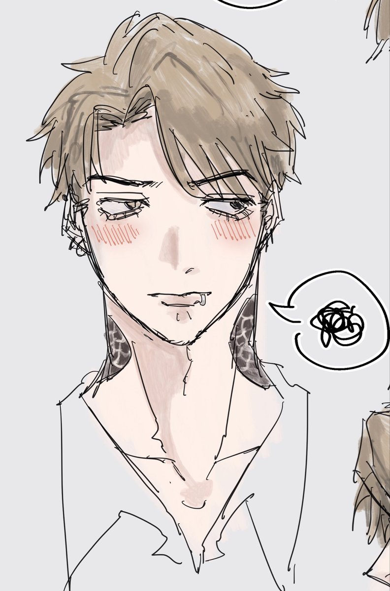 uvzoc_'s tweet photo. 照れ顔リクありがとうございました‼️色んな照れ方して欲しい‼️‼️今度ちゃんと描きます‼️‼️ https://t.co/3tdQYsiPSM