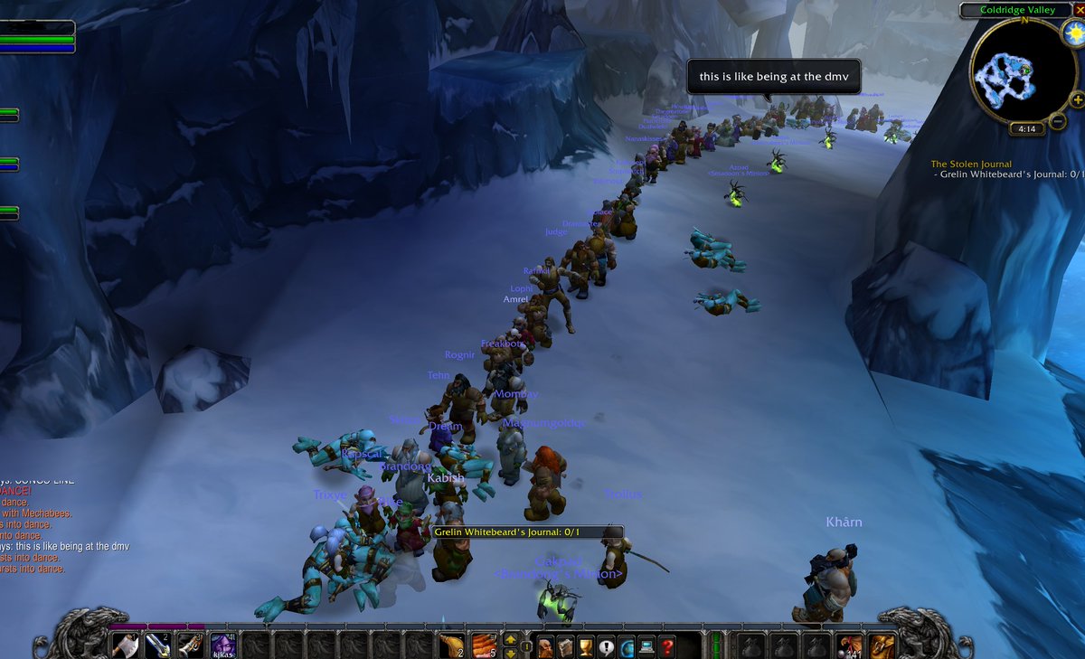 RealBaconator95's tweet photo. @AggrendWoW @Nobbel87 @Gingitv When WowForever launches I'm sitting at the front of this line and stealing every tag I can https://t.co/W0GGxifOXa