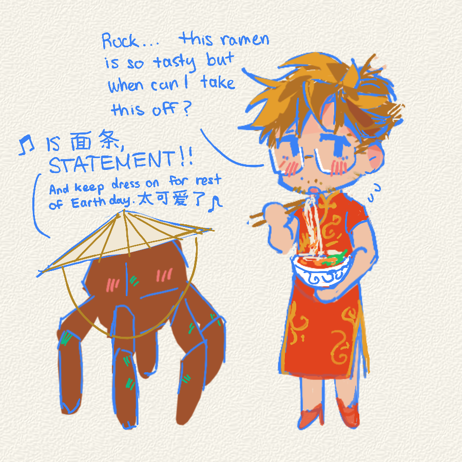 4e3076's tweet photo. hi im not dead school is just kicking my butt so all i have are some bakatako doodles #projecthailmary https://t.co/DWdjK8uSeZ