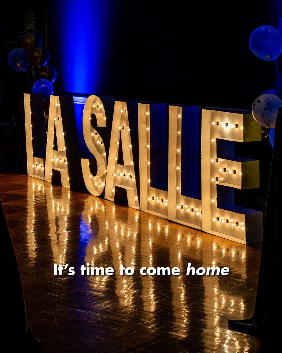 LaSalleUniv's tweet photo. 45 days until new memories are made, 45 days until old friends are reunited, 45 days until you return home.
RSVP for special Homecoming events here: https://t.co/oiPhI7bMQ9
#BeKnownForMore #LaSalleUniversity #KnownForCommunity https://t.co/9dDSuvnlj7