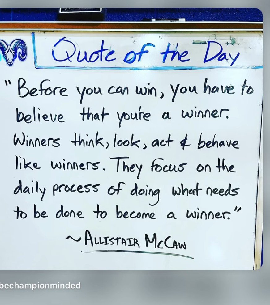 TCiccarello's tweet photo. Motivation Monday... #grit ... #PlayWithPassion ... #18Minutes https://t.co/KeOKCysUXn