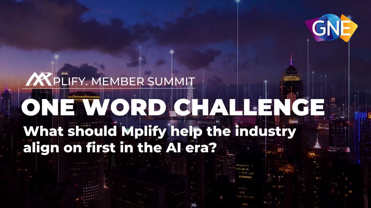 hottelecom's tweet photo. Join Isabelle on the show floor as she continues her One Word Challenge.

This time, she’s asking: What should Mplify help the industry align on first in the AI era?

Watch Mplify 2026 One Word Challenge: https://t.co/dfNeECXD1V

#OneWordChallenge #Mplify https://t.co/ZlD7Y9epa0
