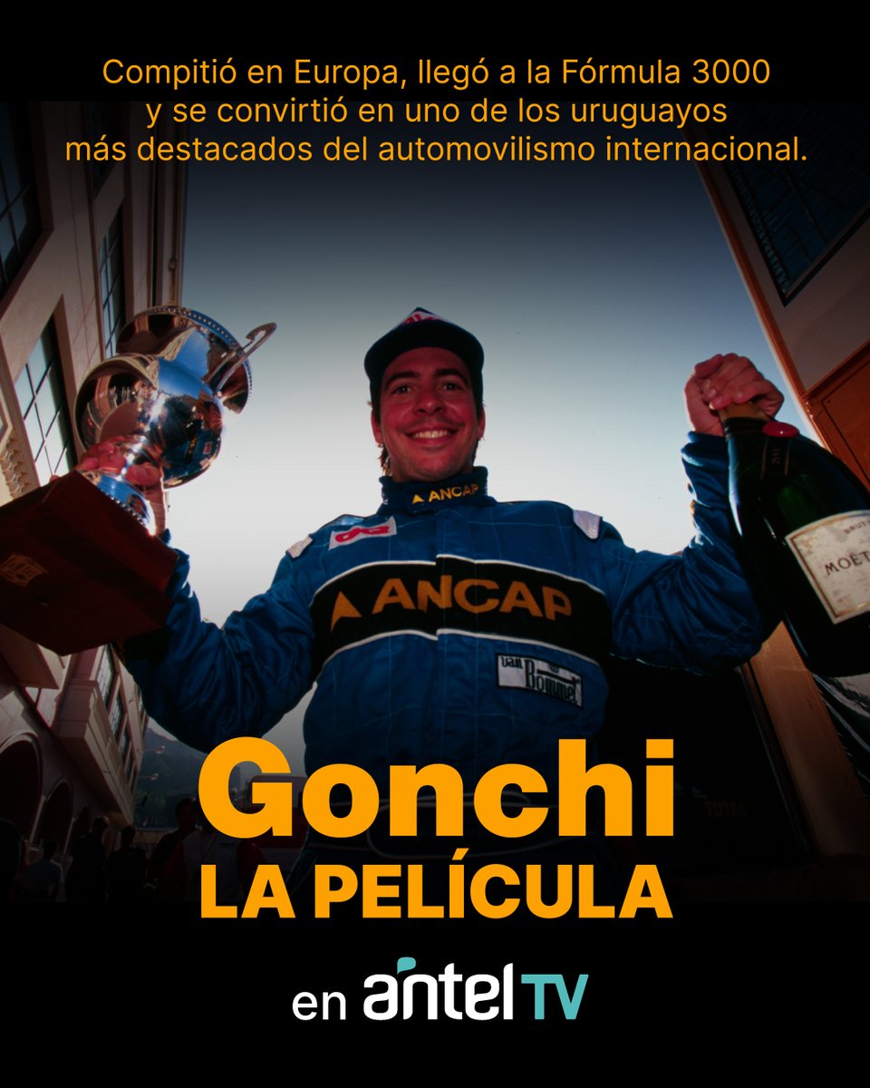 antel_tv's tweet photo. Una historia que merece ser recordada.

La película sobre la vida y trayectoria de Gonchi Rodríguez, uno de los grandes referentes del automovilismo uruguayo, está disponible en AntelTV.

Reviví su historia, su pasión por el automovilismo y el legado que dejó.

Mirala en AntelTV, en todos tus dispositivos.

Hay cosas que solo se ven acá