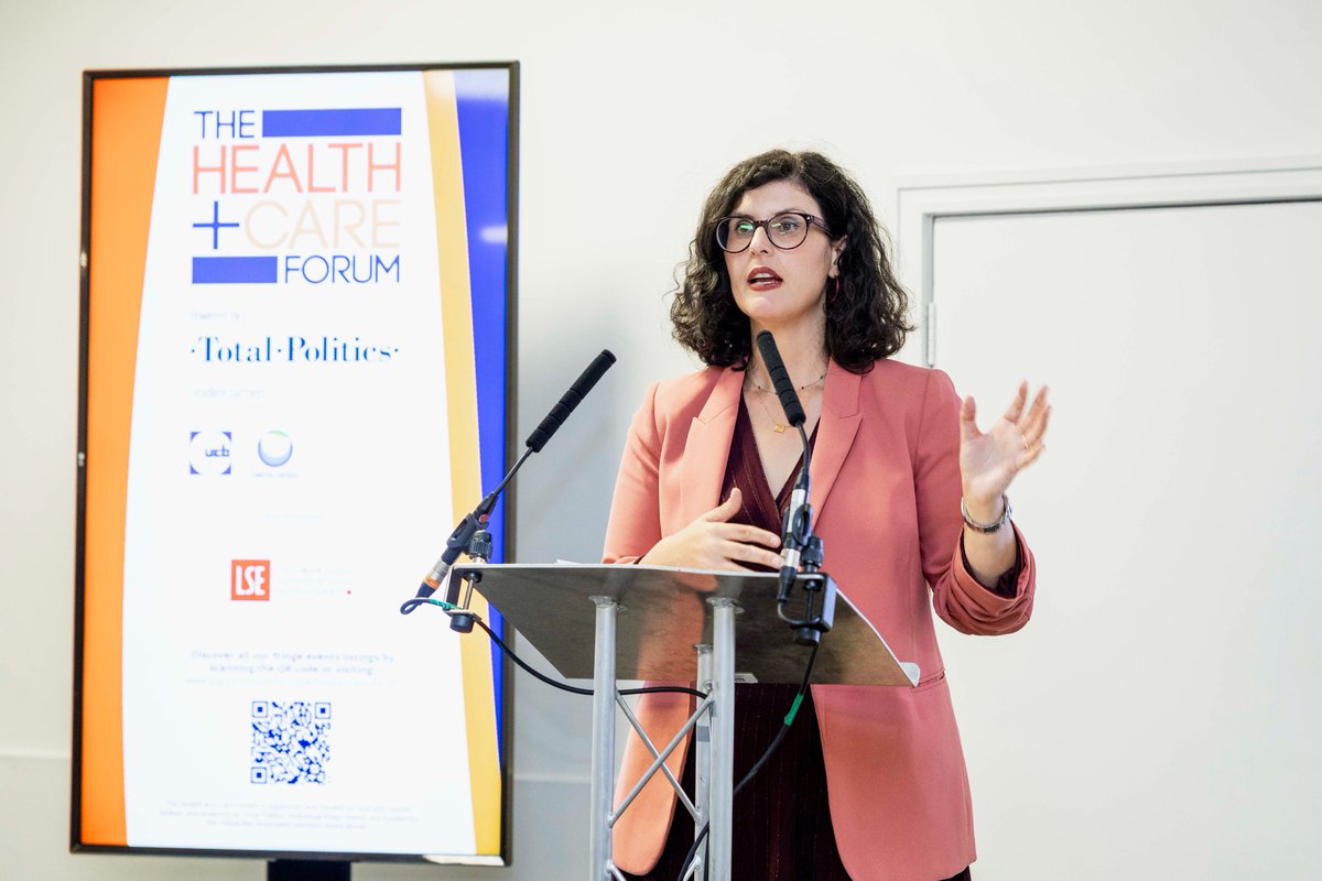 TotalPolitics's tweet photo. Bringing together policymakers, charities & frontline professionals at our Health & Care Forum Reception at #LibDemConf, with @LaylaMoran MP, @HelenMorganMP & Edmund Stubbs to discuss the future of the sector, with partners Daiichi Sankyo, @UCB_news & @LSEnews #HandCF26 @LibDems https://t.co/bvJLg27TJS