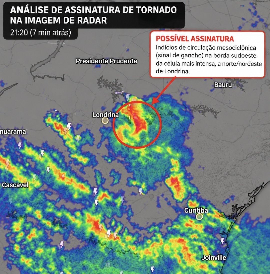 bralipe's tweet photo. TORNADO NO SOLO a nordeste de Londrina (PR) 🌪 

Se vc esta em Ibaiti procure abrigo em área segura, um tornado na esta na regiao. https://t.co/tvv6YVdwbo