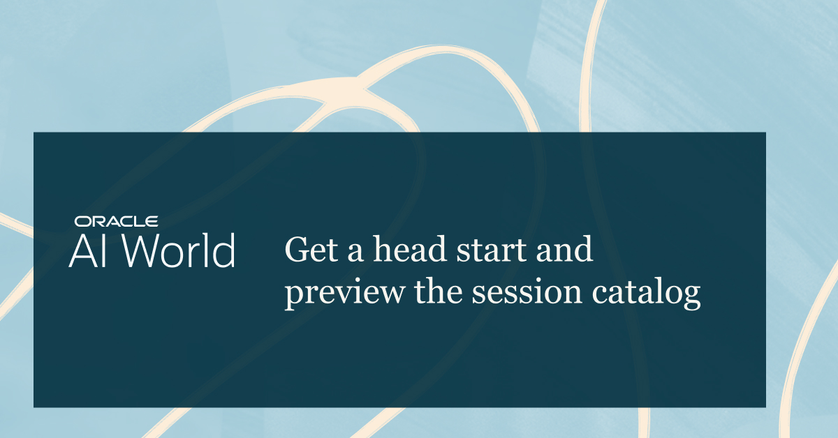 Sanjaykumar009's tweet photo. The #AIWorld session catalog is live.  

Find your can't-miss supply chain sessions, save your favorites, and start building your agenda. https://t.co/kkdPRu8at0 https://t.co/Eqm3nx6llx