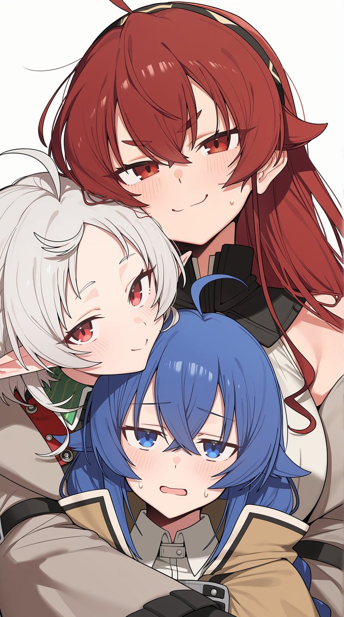 pelipellai's tweet photo. ❤️🤍💙
#mushokutensei #roxy #eris #sylphiette #無職転生 https://t.co/Hw1XGL7UB0