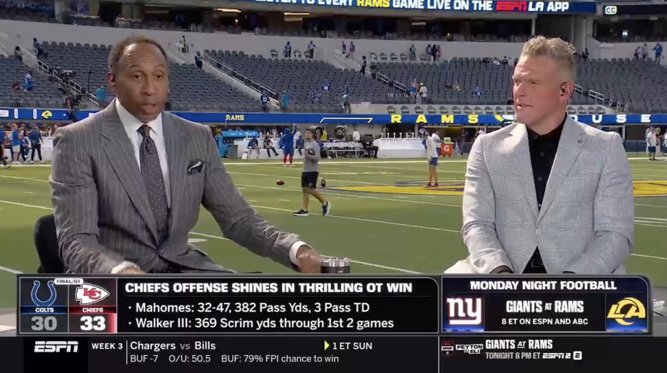 WUTangKids's tweet photo. When one moron on MNF Countdown isn’t enough https://t.co/zvQxcDpd2e
