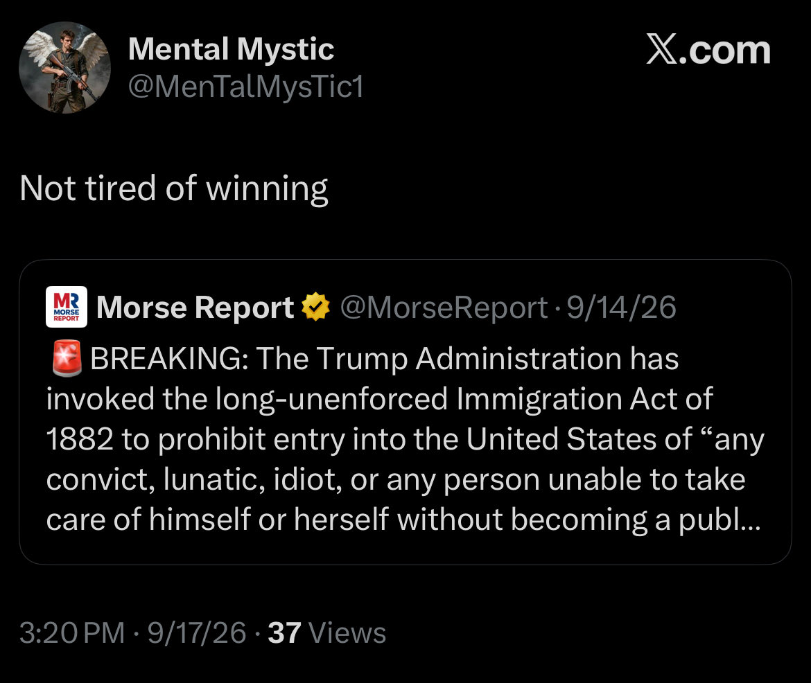 oseigothacked's tweet photo. @MenTalMysTic1 @TMZ @hicharliecotton We’re nearing the end of 2026 and u think what we’re experiencing is winning?

Sounds like I’m talking to one.

And how tf u got 1800 tweets and u only created this account in August. U must be tweeting 30+ times a day.

U either a bot, or a hoeless neet😭

Have a nice life 😭✌️ https://t.co/UzodtKeY2d