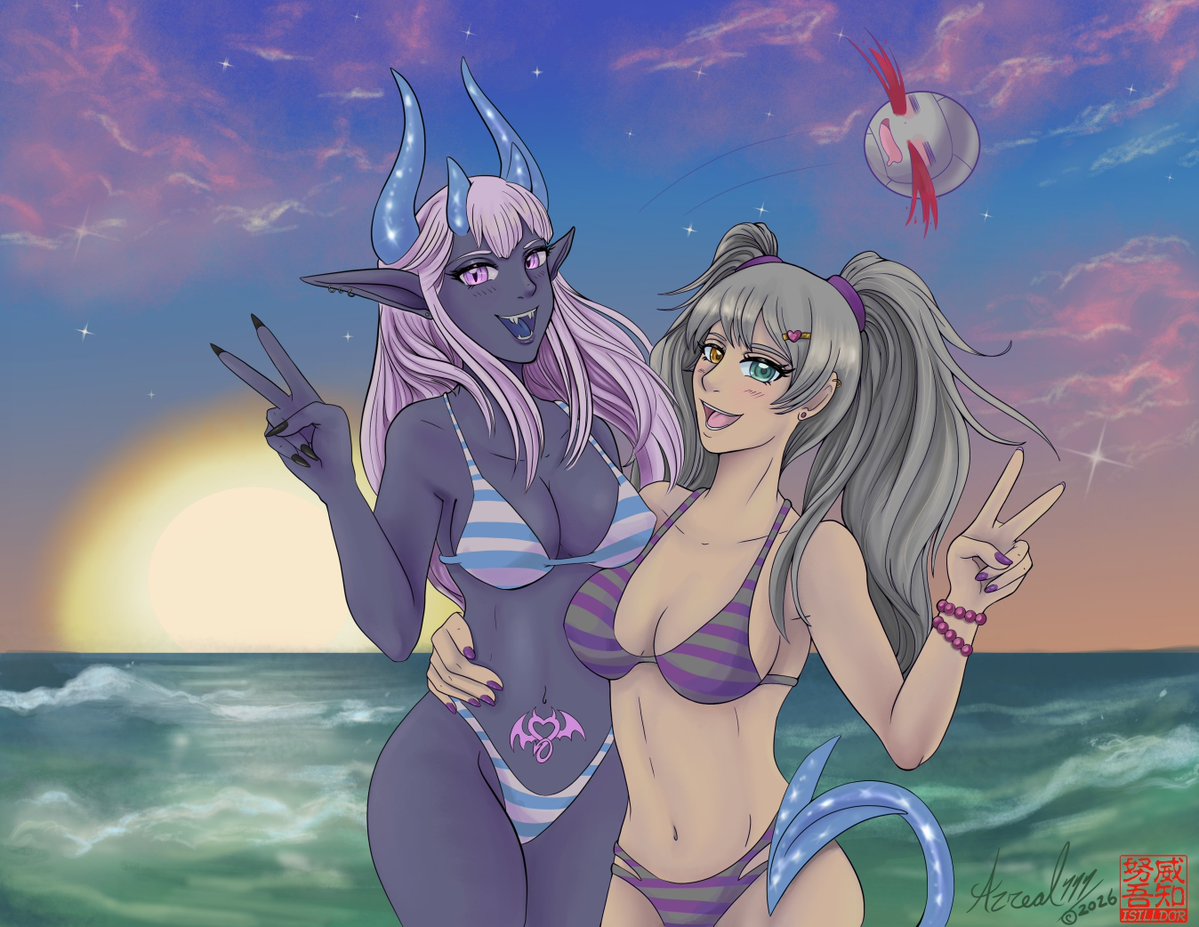 isilldor's tweet photo. Finished art piece for @AkwrdSocialNerd of our Ocs/Vtubers . I had an absolute blast with this comm*ss*ion and it really pushed my abilities. Thank you again for entrusting me with your OC. 
#VGenComm #animeartist #Vtuber #digitalart #Clipstudiopaintㅤㅤㅤ https://t.co/FnsTfKlKJf